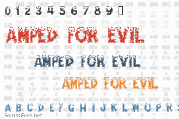 Amped For Evil Font