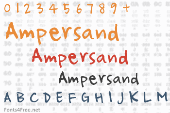 Typography Ampersand Script Printable Digital Download for 