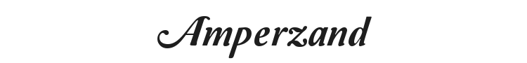 Amperzand Font Preview