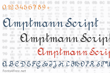 Amptmann Script Font