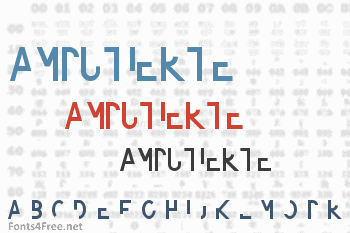 Amputierte Font