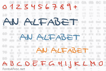 An Alfabet Font