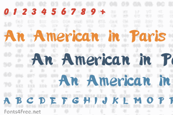 An American in Paris Font