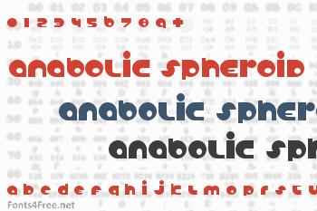Anabolic Spheroid Font