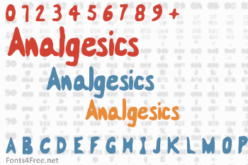 Analgesics Font