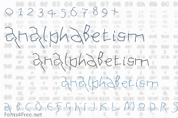 AnAlphaBetism Font