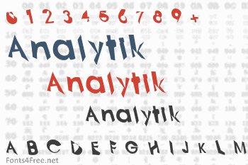 Analytik Font