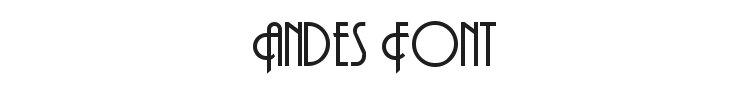 Andes Font Preview