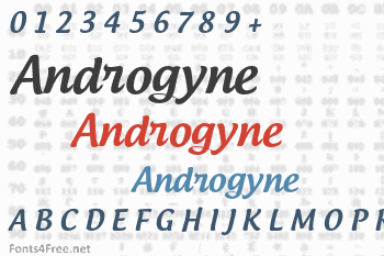 Androgyne Font