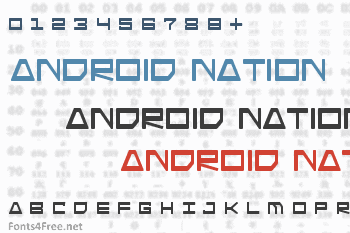 Android Nation Font