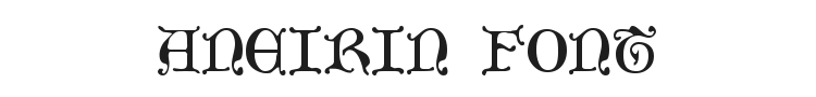 Aneirin Font Preview