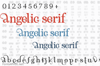 Angelic Serif Font