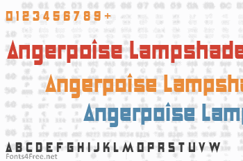 Angerpoise Lampshade Font