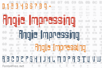 Angie Impressing Font