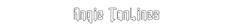 Angie TanLines Font Preview