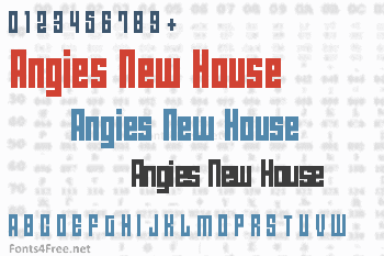 Angies New House Font