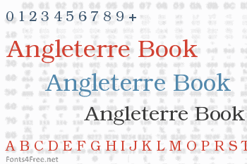 Angleterre Book Font