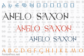 Anglo Saxon Font