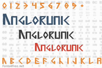 Anglorunic Font