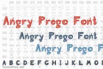 Angry Prego Font