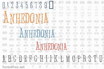 Anhedonia Font