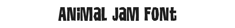 Animal Jam Font Preview