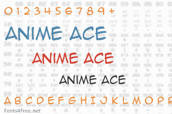 Anime Ace Font Download - Fonts4Free