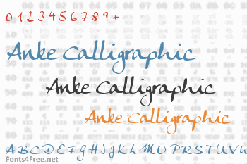 Anke Calligraphic Font