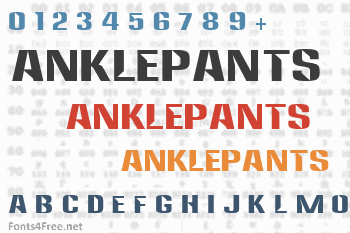 Anklepants Font