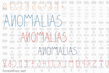 Anomalias Font