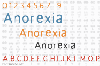 Anorexia Font