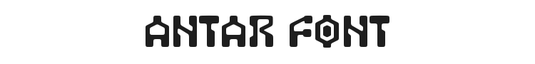 Antar Font Preview