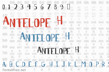 Antelope H Font