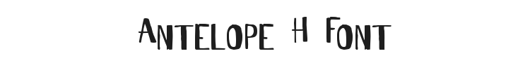 Antelope H Font