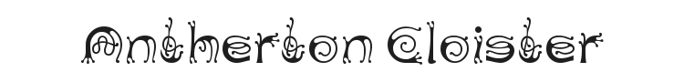 Antherton Cloister Font