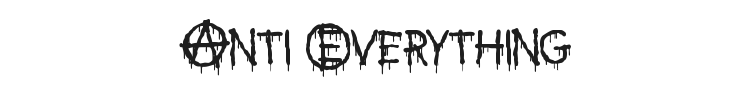 Anti Everything Font