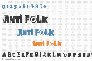 Anti Folk Font