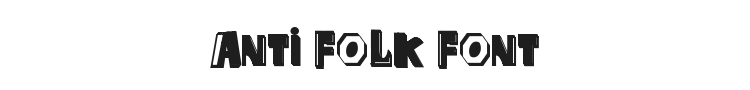 Anti Folk Font