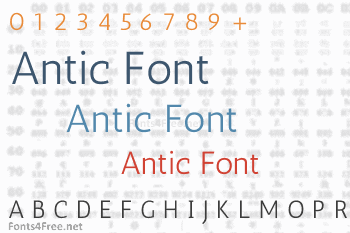 Antic Font