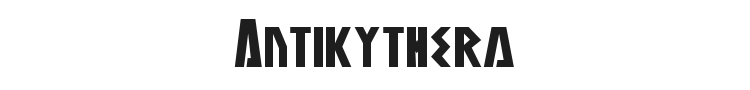Antikythera Font Preview