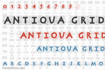 Antiqua In Grid Font