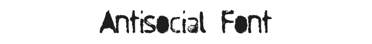 Antisocial Font