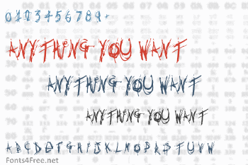 Anything you want Font