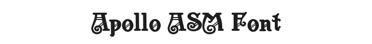 Apollo ASM Font Preview