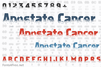 Apostate Cancer Font