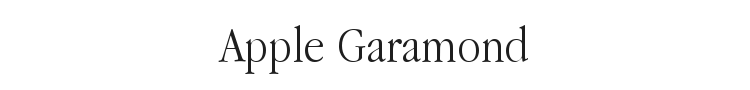 Apple Garamond