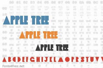 Apple Tree Font