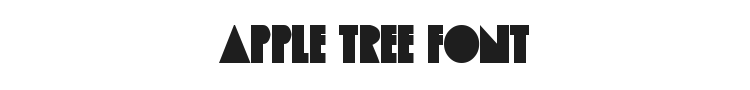 Apple Tree Font Preview