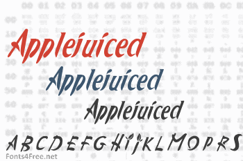 Applejuiced Font