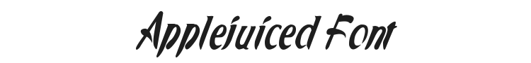 Applejuiced Font Preview